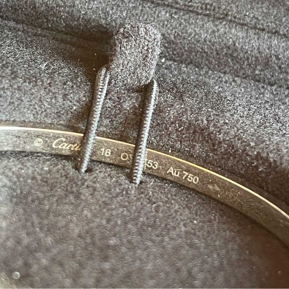 Cartier Love Bracelet with Red Box and Certificate - Picture 7 of 7